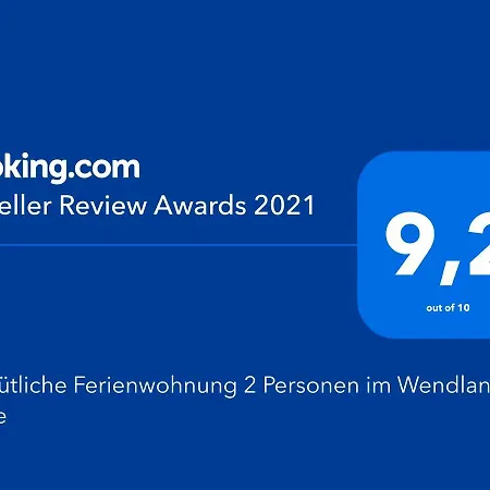 Gemuetliche 2 Personen Im Wendland / Elbe 아파트 *